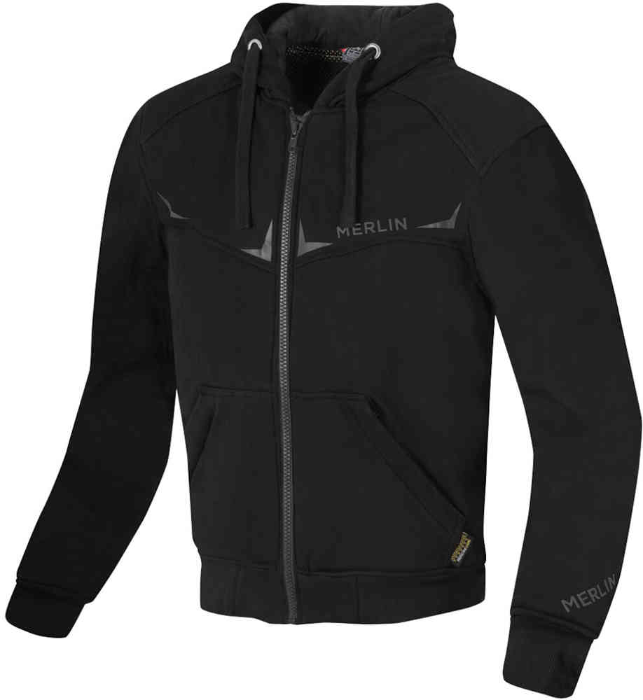 Merlin Easton Chaqueta con capucha con cremallera de motocicleta