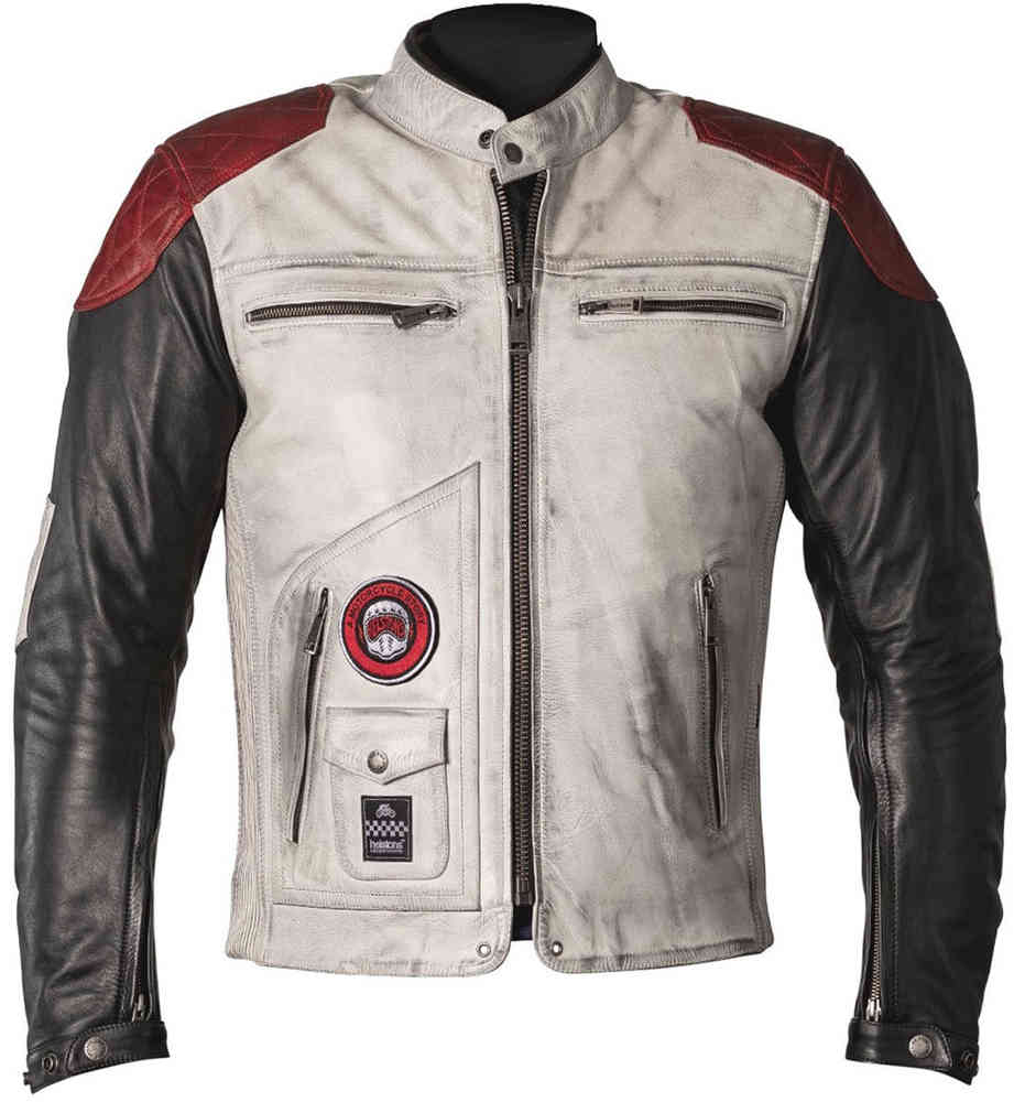 Helstons Tracker Chaqueta de cuero de motocicleta