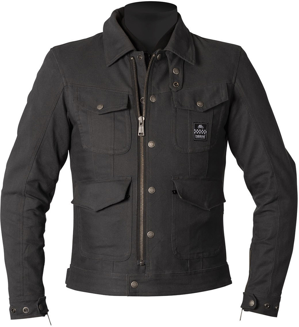Helstons Yard Motorcycle Textile Jacket, grey, Size L, grey, Size L