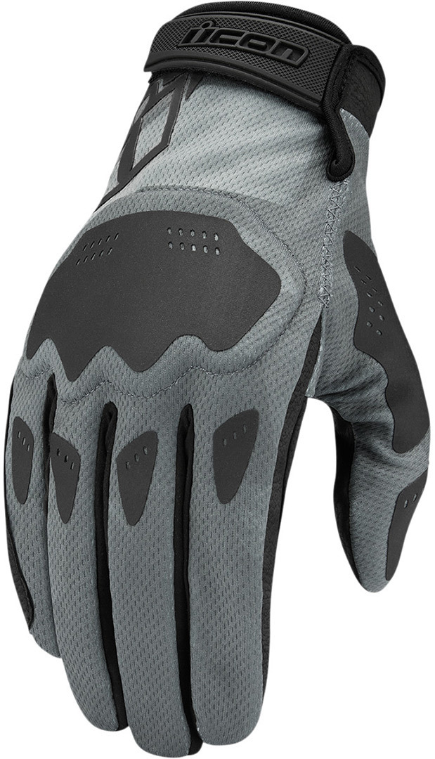 Icon Hooligan Motorcycle Gloves, grey, Size S, grey, Size S