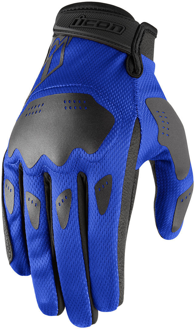 Icon Hooligan Motorcycle Gloves, blue, Size 4XL, blue, Size 4XL