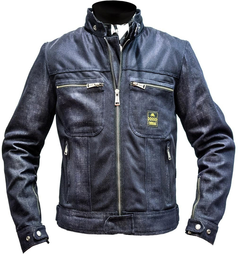 Helstons Genesis Ladies Motorcycle Textile Jacket, blue, Size 2XL for Women, blue, Size 2XL for Women
