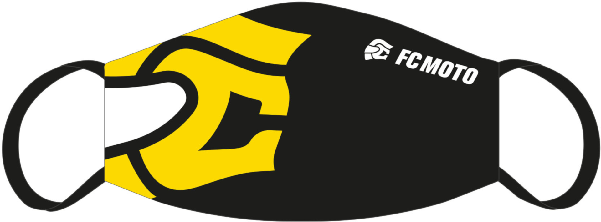FC-Moto Facemask, yellow, yellow, Size One Size