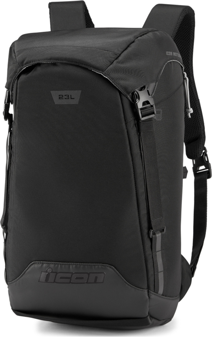 Icon Squad4 Motorcycle Backpack, black, black, Size One Size