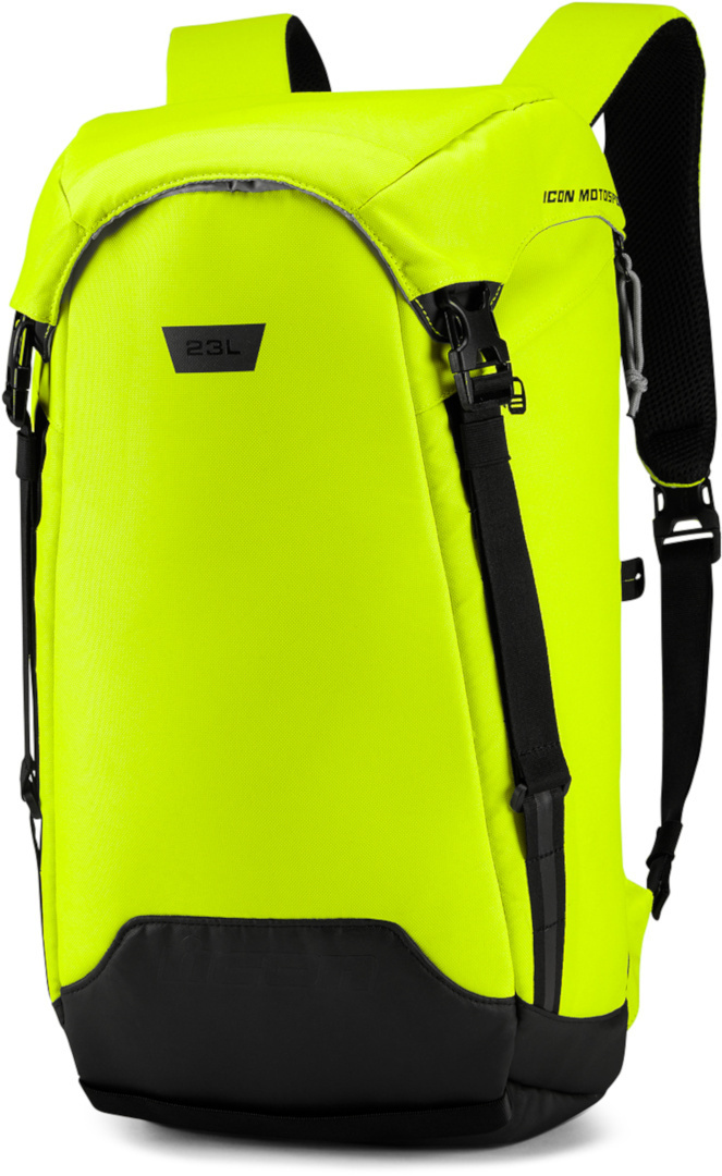 Icon Squad4 Motorcycle Backpack, yellow, yellow, Size One Size