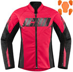 Icon Hooligan Chaqueta textil para motocicletas de señoras