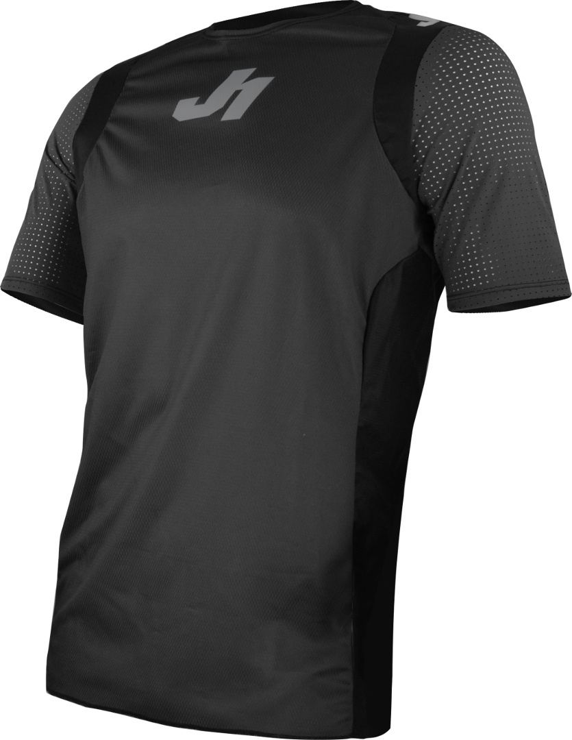 Just1 J-Flex Shortsleeve Bicycle Jersey, black, Size S, black, Size S