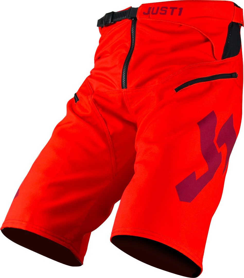 Just1 J-Flex Bicycle Shorts, red, Size 30, red, Size 30