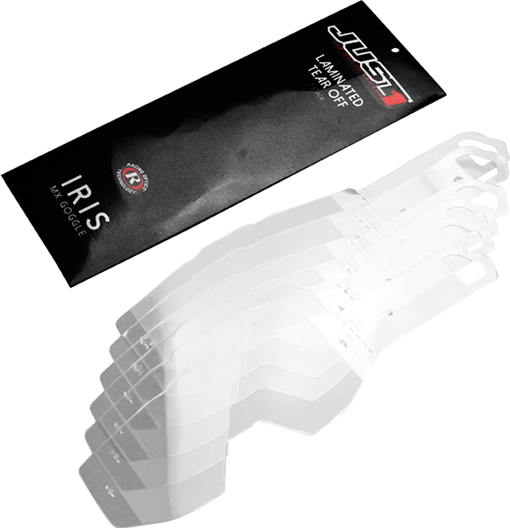 Just1 Iris Laminated Tear-Off Lens, clear, clear, Size One Size