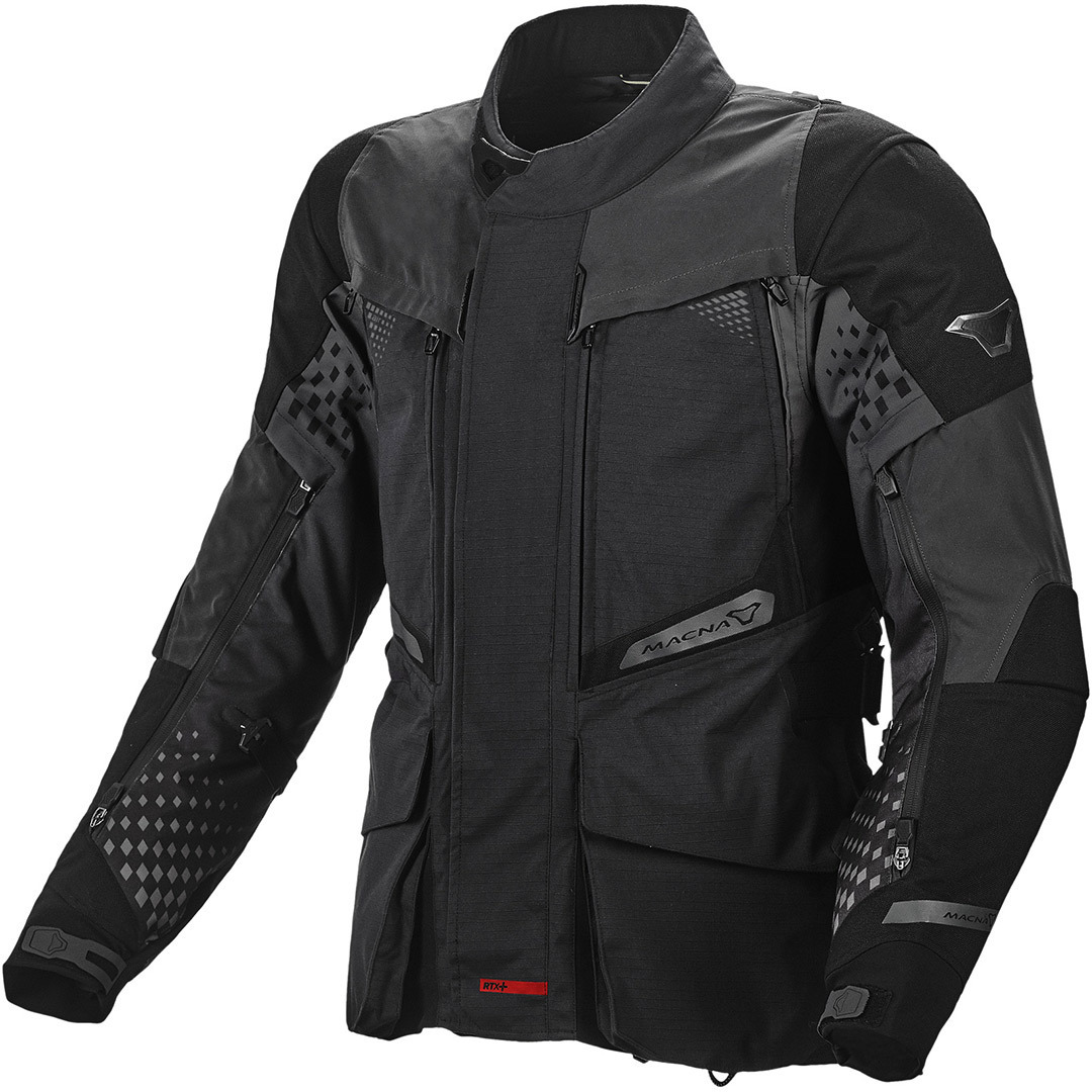 Macna Fusor Motorcycle Textile Jacket, black, Size M, black, Size M