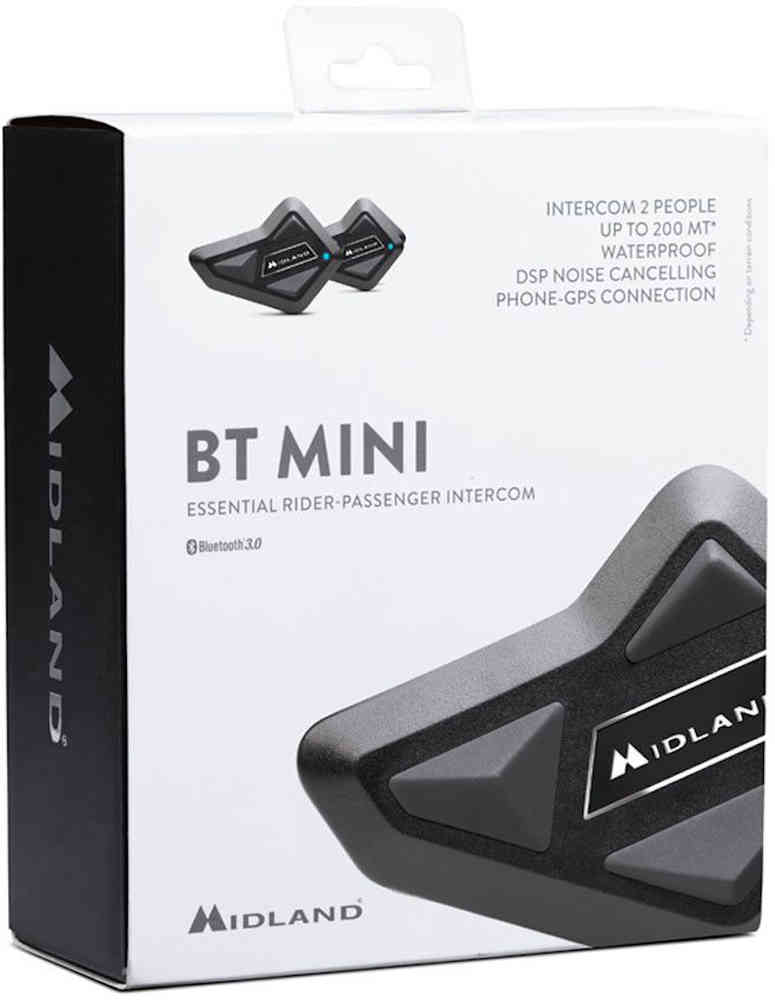 MIDLAND BT Mini Bluetooth Communicatiesysteem Dubbel pakket