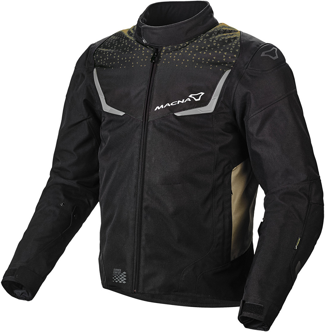 Macna Durago Motorcycle Textile Jacket, black-brown, Size S, black-brown, Size S