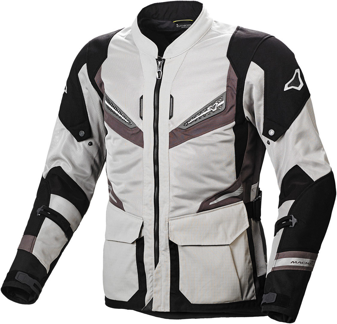 Macna Aerocon Motorcycle Textile Jacket, grey, Size XS, grey, Size XS