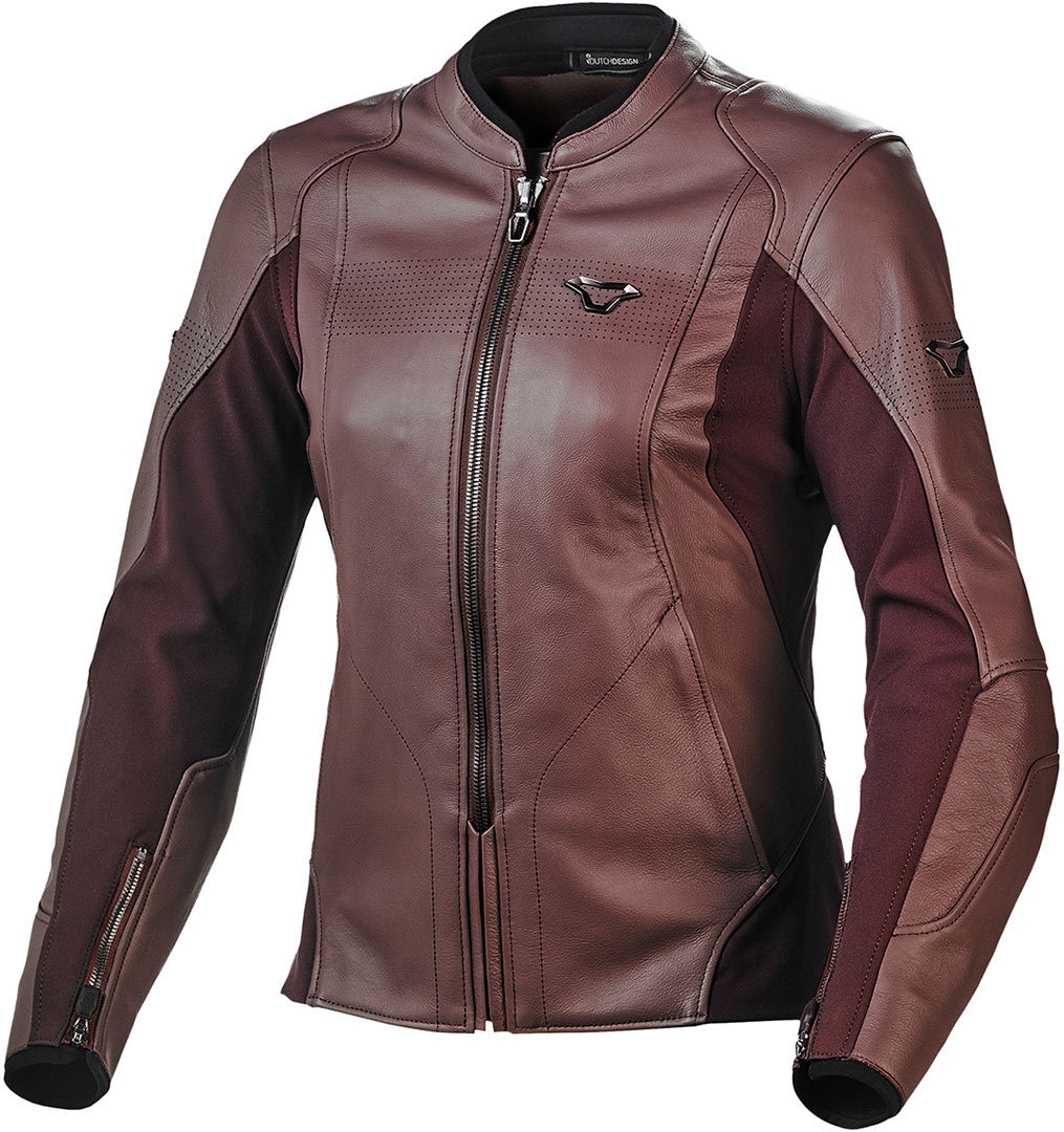 Macna Tequilla Ladies Motorcycle Leather Jacket, purple, Size 36 for Women, purple, Size 36 for Women