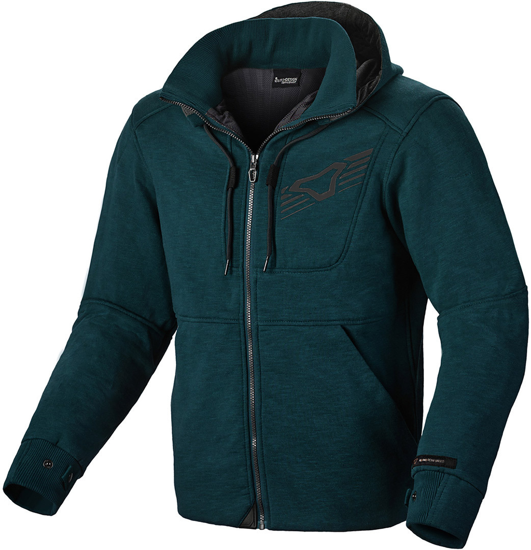 Macna District Motorrad Textiljacke, green-blue, Size S, green-blue, Size S