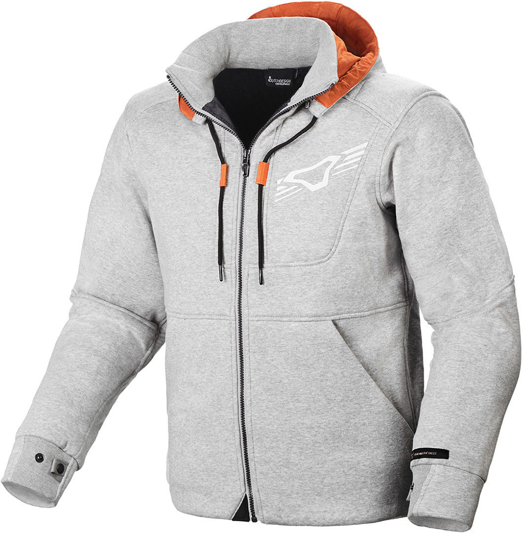 Macna District Motorrad Textiljacke, grey, Size S, grey, Size S