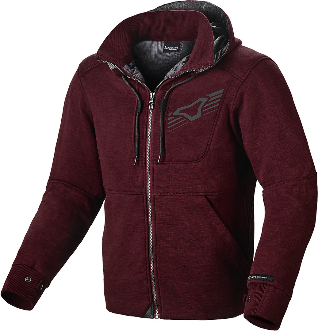 Macna District Motorrad Textiljacke, red, Size S, red, Size S