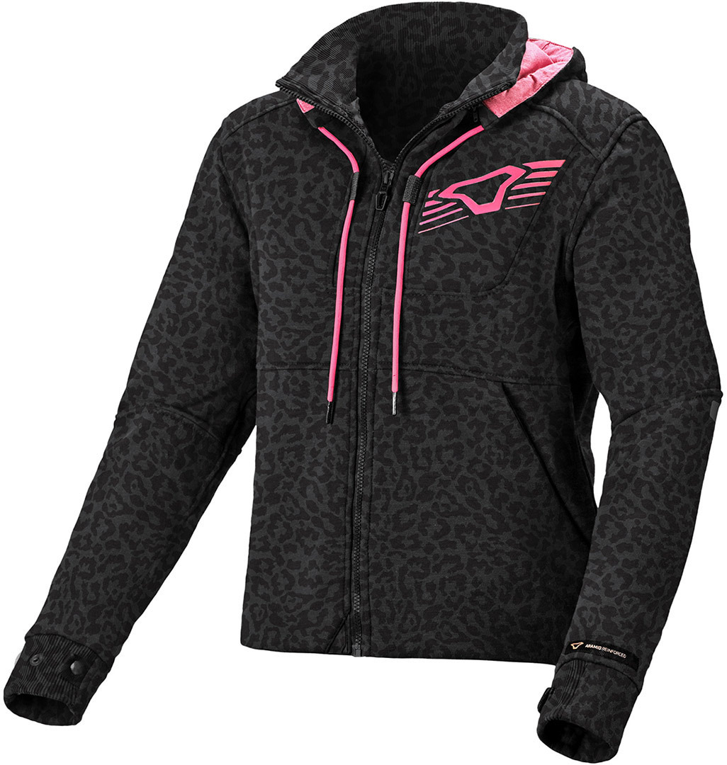 Macna District Ladies Motorcycle Textile Jacket, grey, Size XS for Women, grey, Size XS for Women