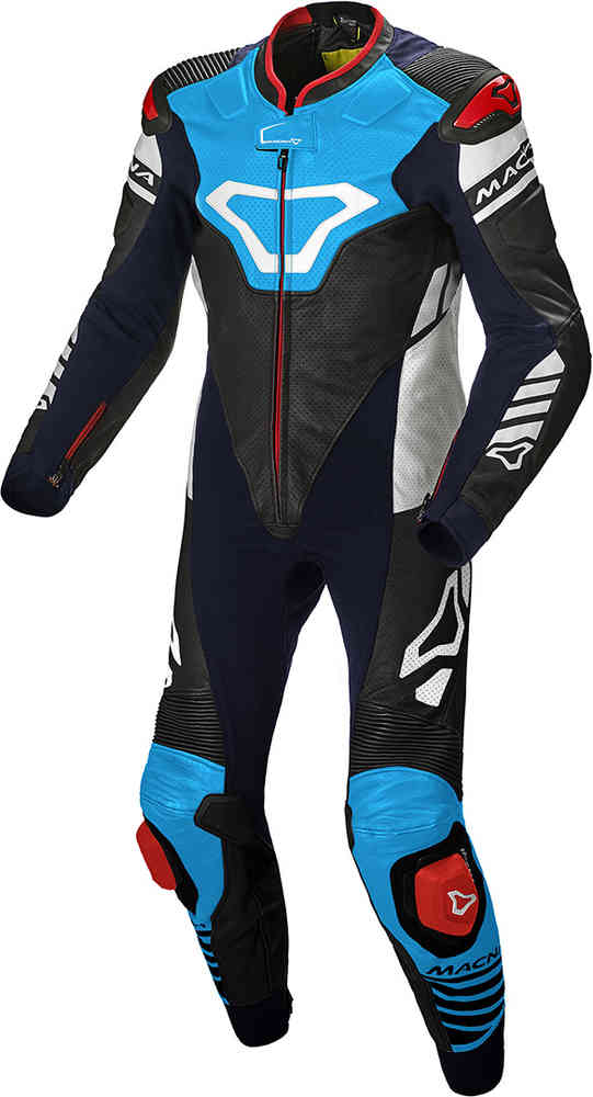 Macna Tracktix One Piece perforated Motorcycle Leather Suit