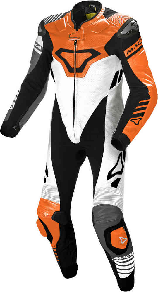 Macna Tracktix Один кусок перфорированный мотоцикл Кожаный костюм