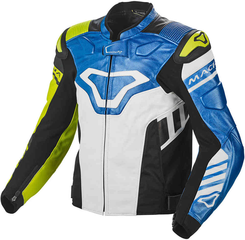 Macna Tracktix Chaqueta de cuero de la motocicleta