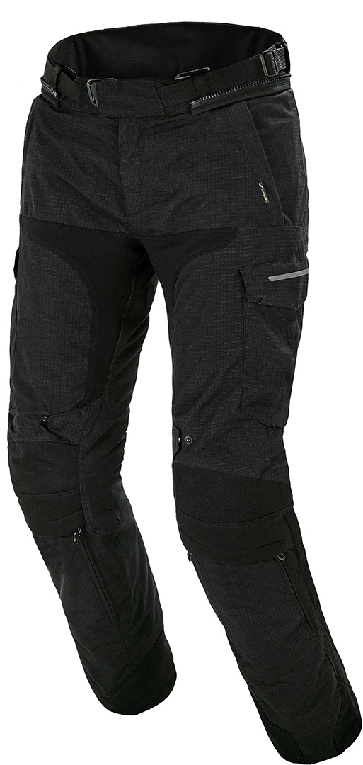 Macna Novado Motorcycle Textile Pants, black, Size M, black, Size M