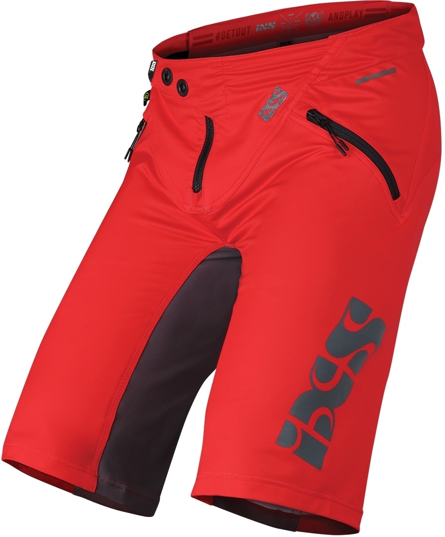 8253 IXS Trigger Pantaloncini per biciclette, rosso, dimensione S