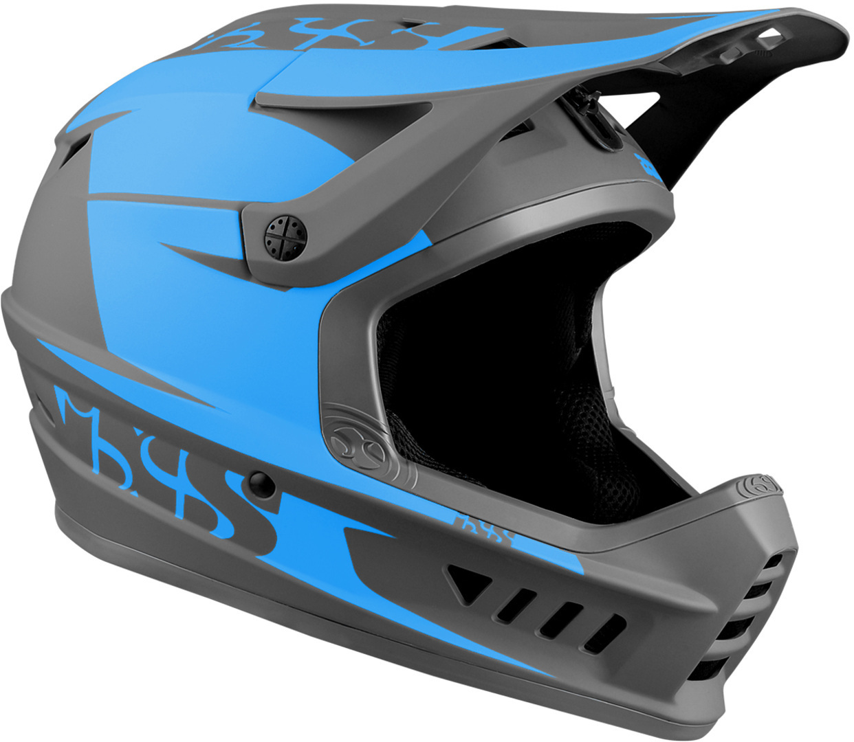 IXS XACT Evo Downhill Helmet, grey-blue, Size S M, grey-blue, Size S M