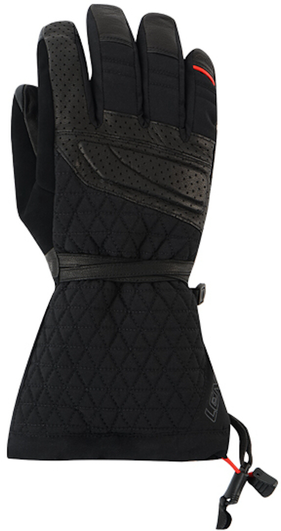 Lenz 6.0 Finger Cap Gants de chaleur dames, noir, taille L pour Femmes