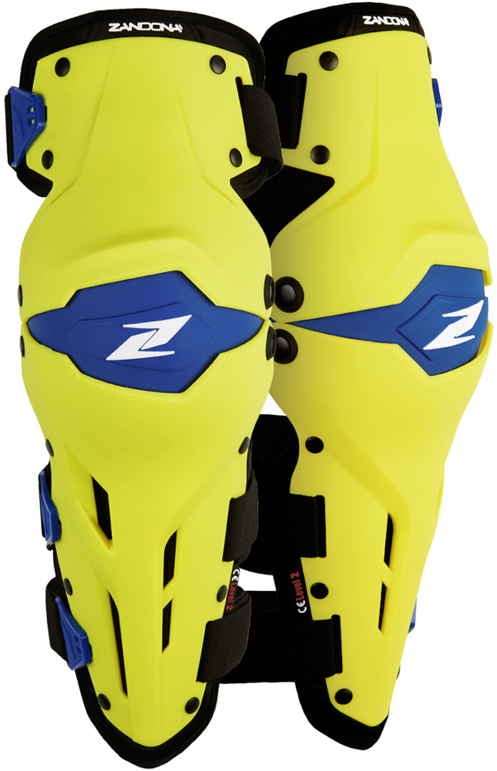 Zandona X-Treme Knee Protectors, blue-yellow, blue-yellow, Size One Size