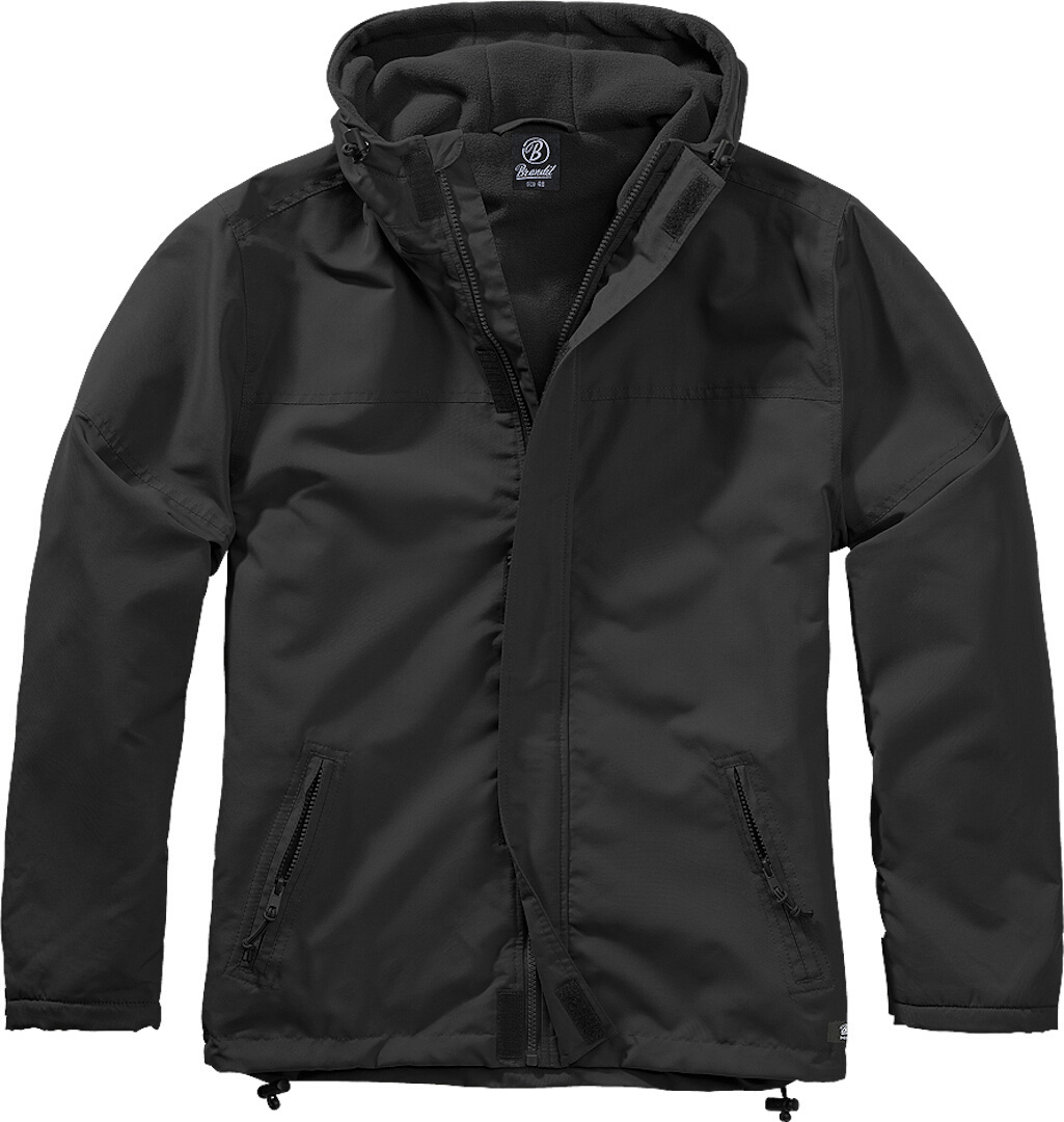 Brandit Windbreaker Frontzip Jacket, black, Size S, black, Size S