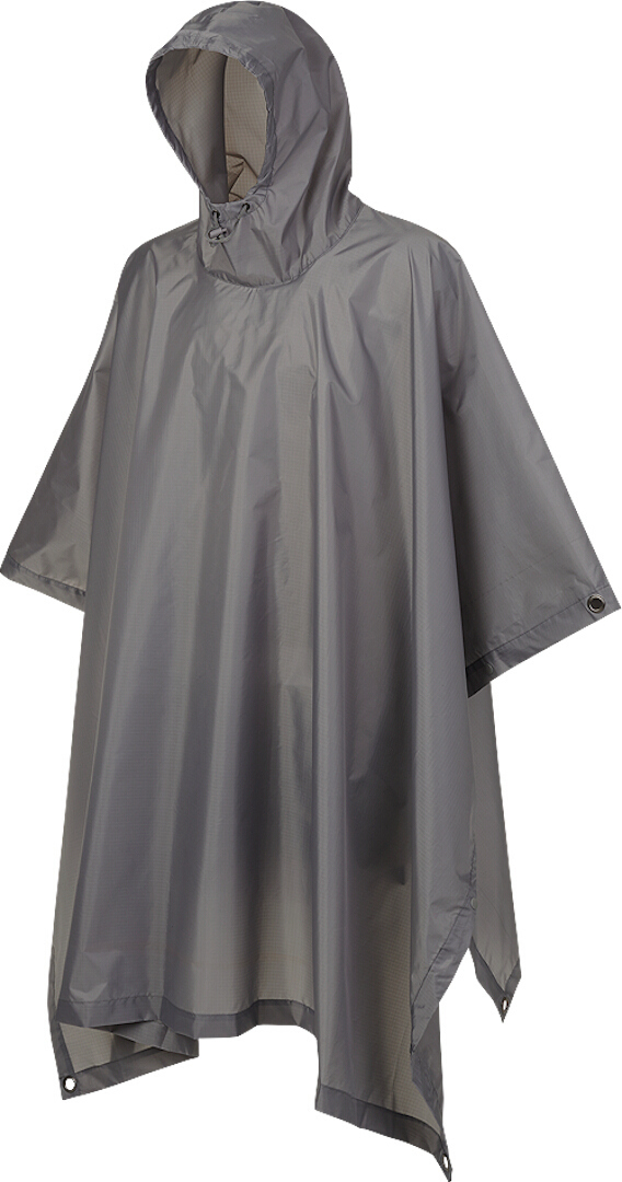 Brandit Ripstop Poncho, black-grey, black-grey, Size One Size