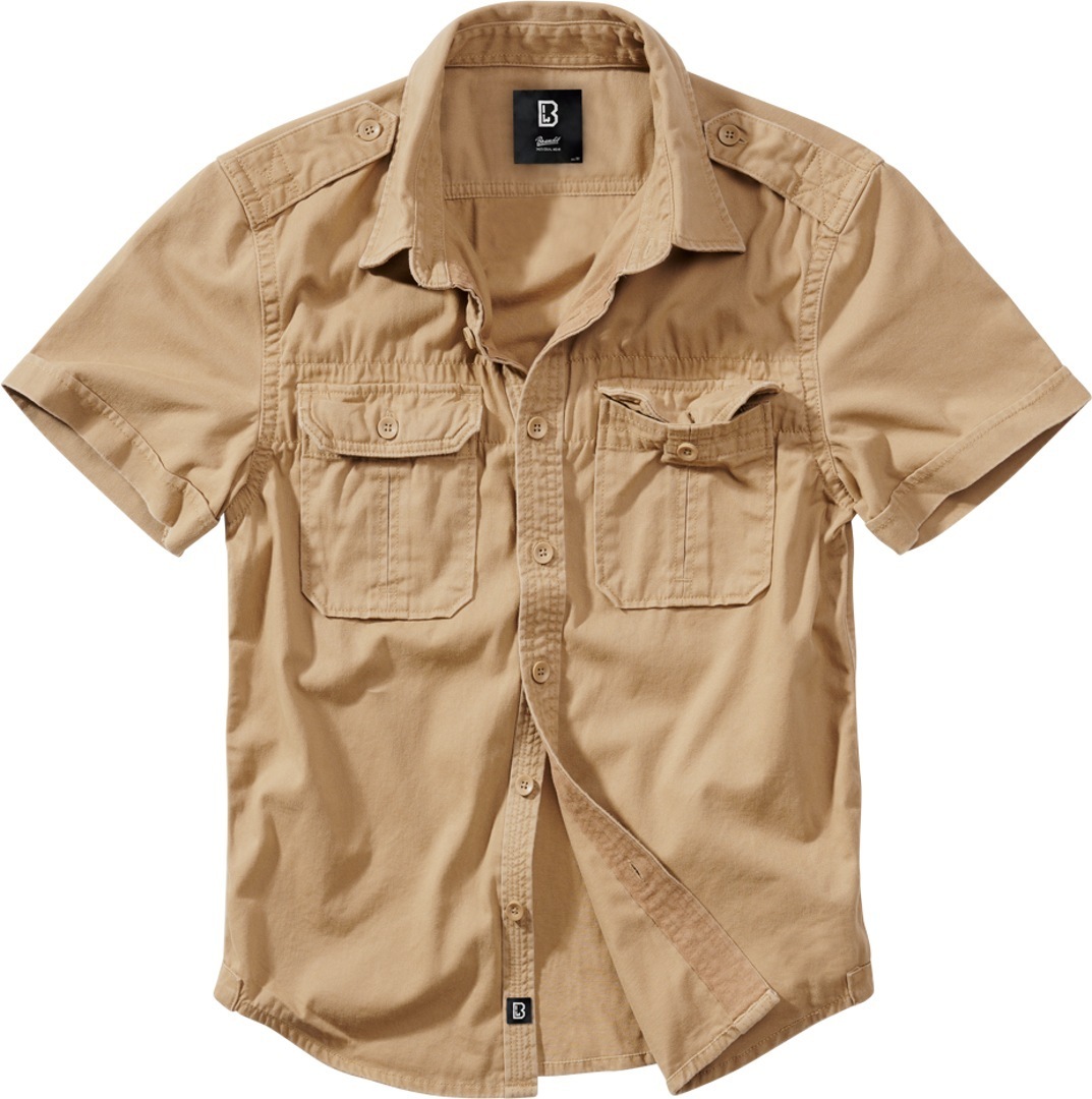 Brandit Vintage Shirt, beige, Size S, beige, Size S