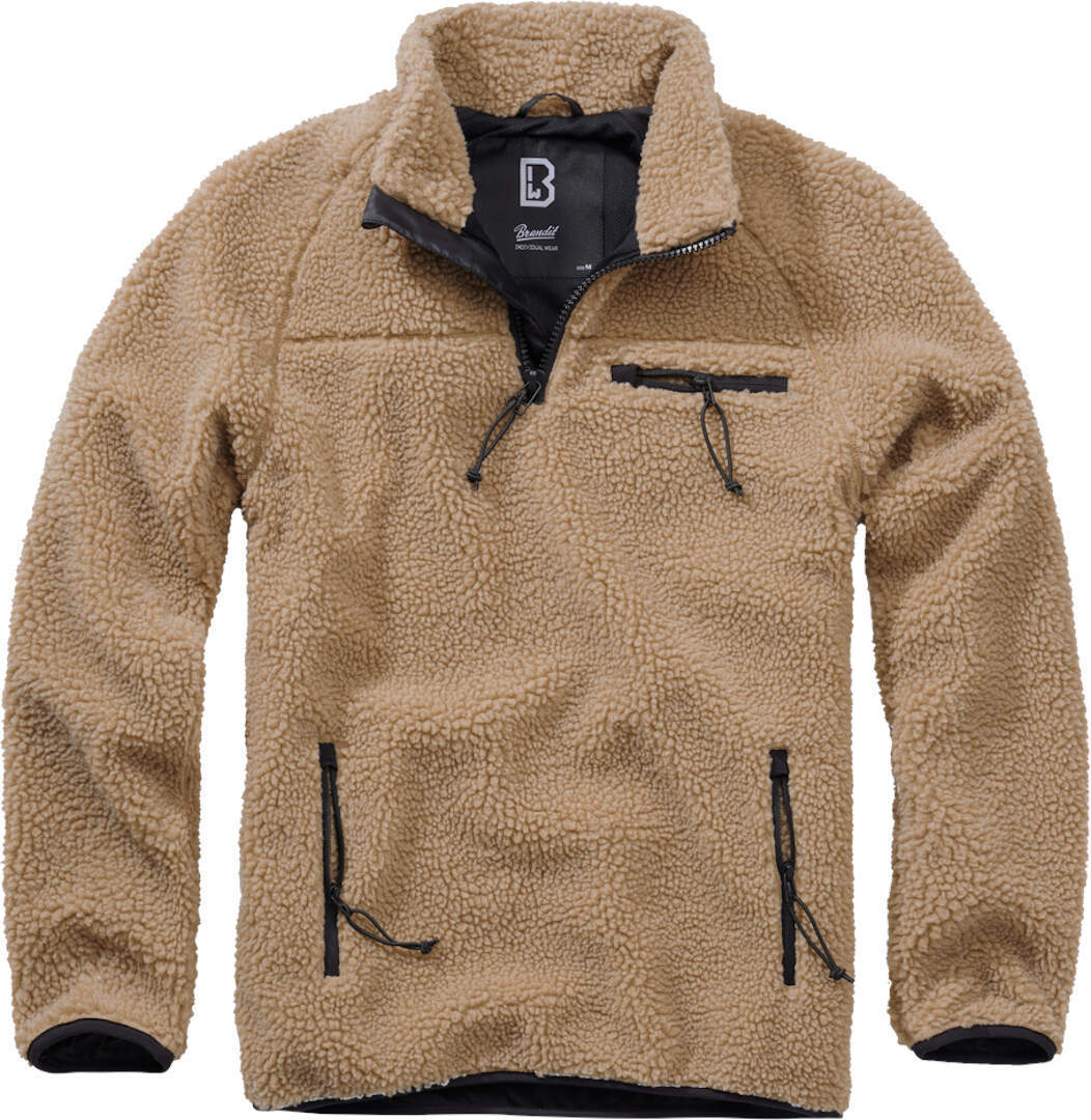 Brandit Teddyfleece Pullover, beige, Size XL, beige, Size XL