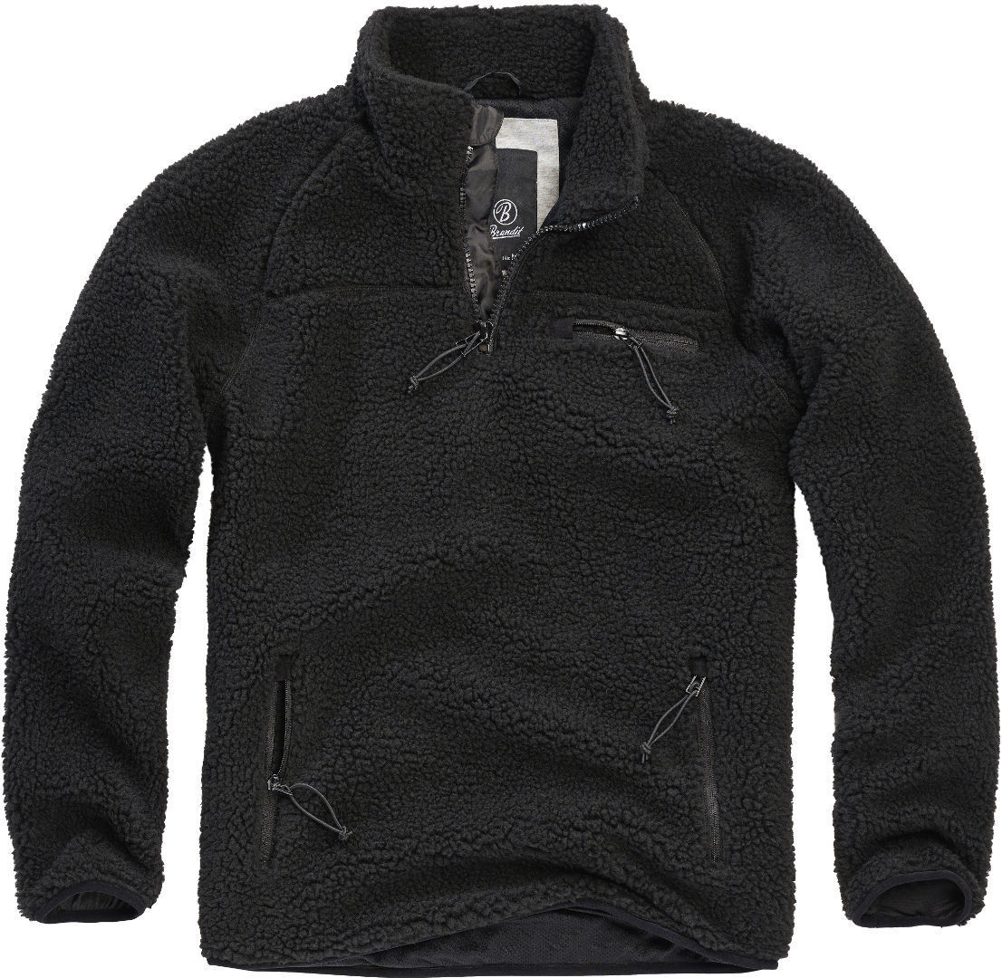 Image of Brandit Teddyfleece Pullover, nero, dimensione 2XL