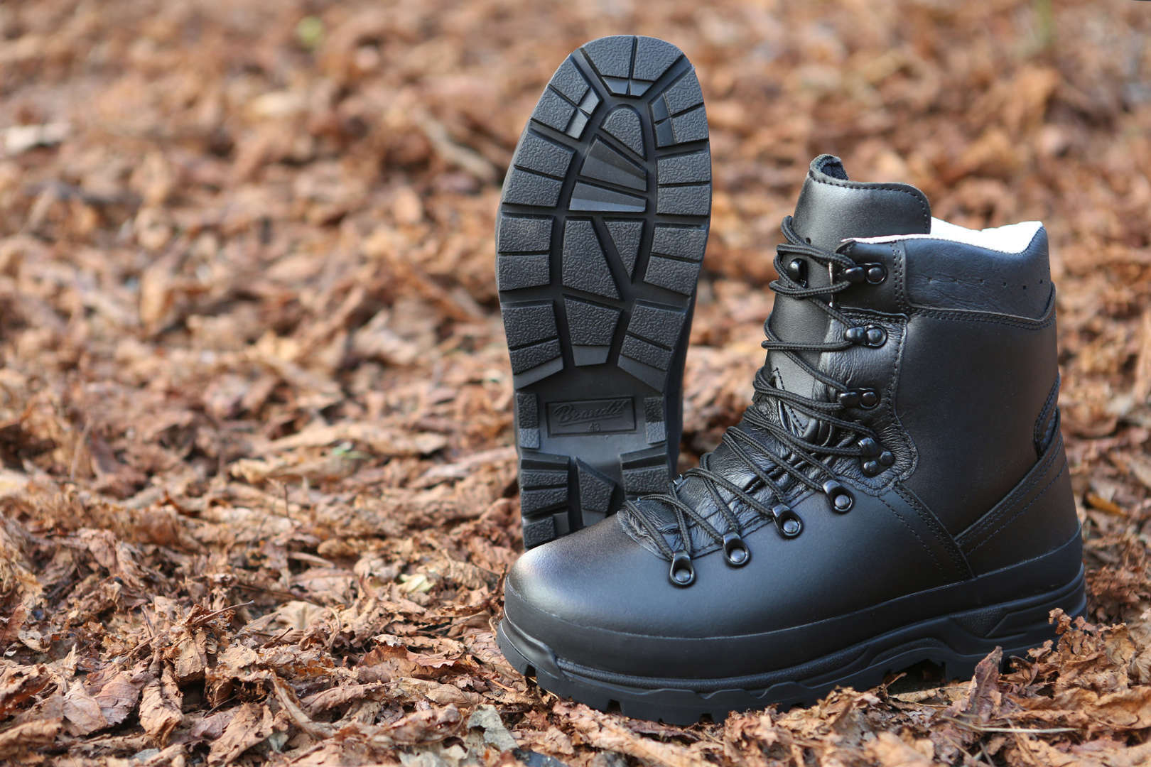 Side view of Brandit BW Boots, black, Size 42 for Men