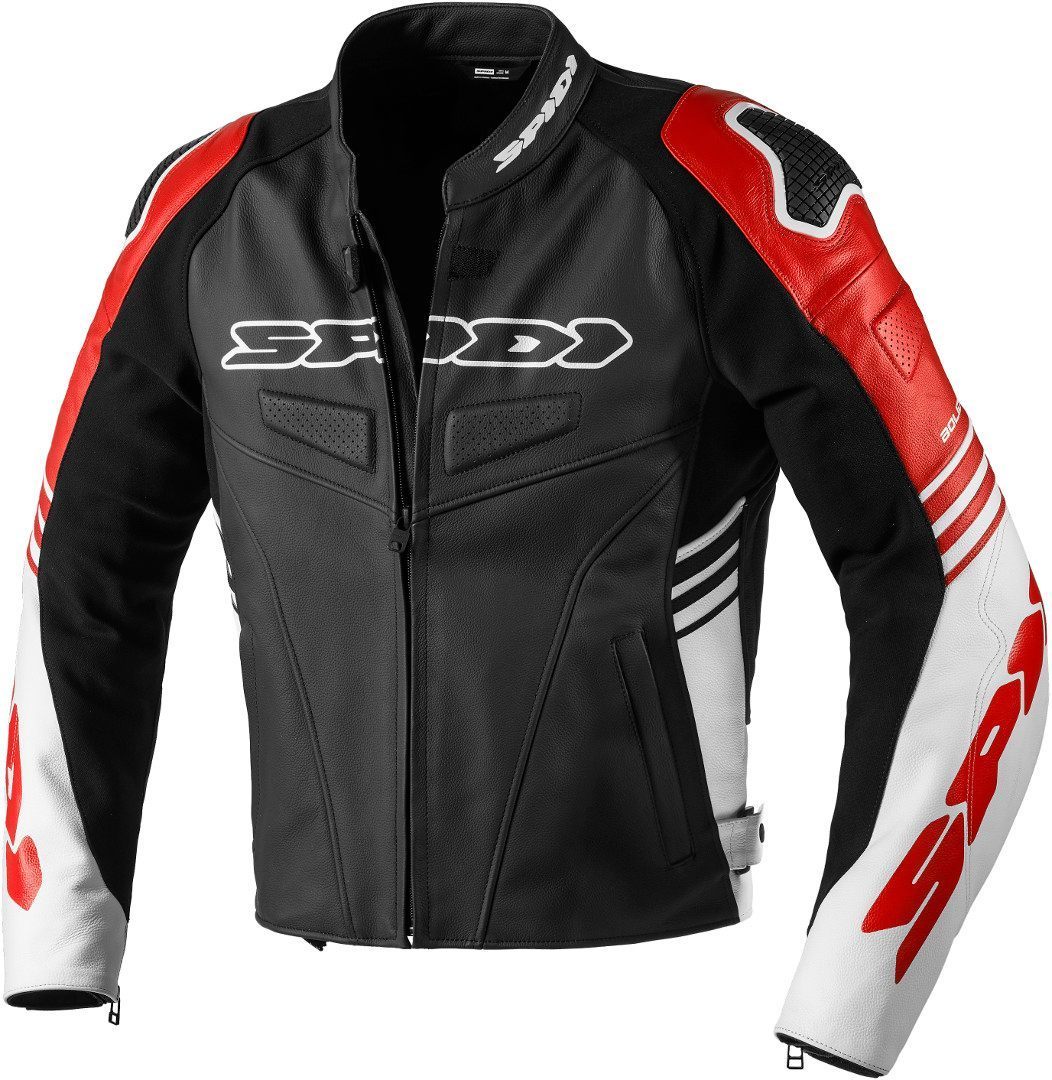 Spidi Track Warrior Motorcycle Leather Jacket - buy cheap FC-Moto