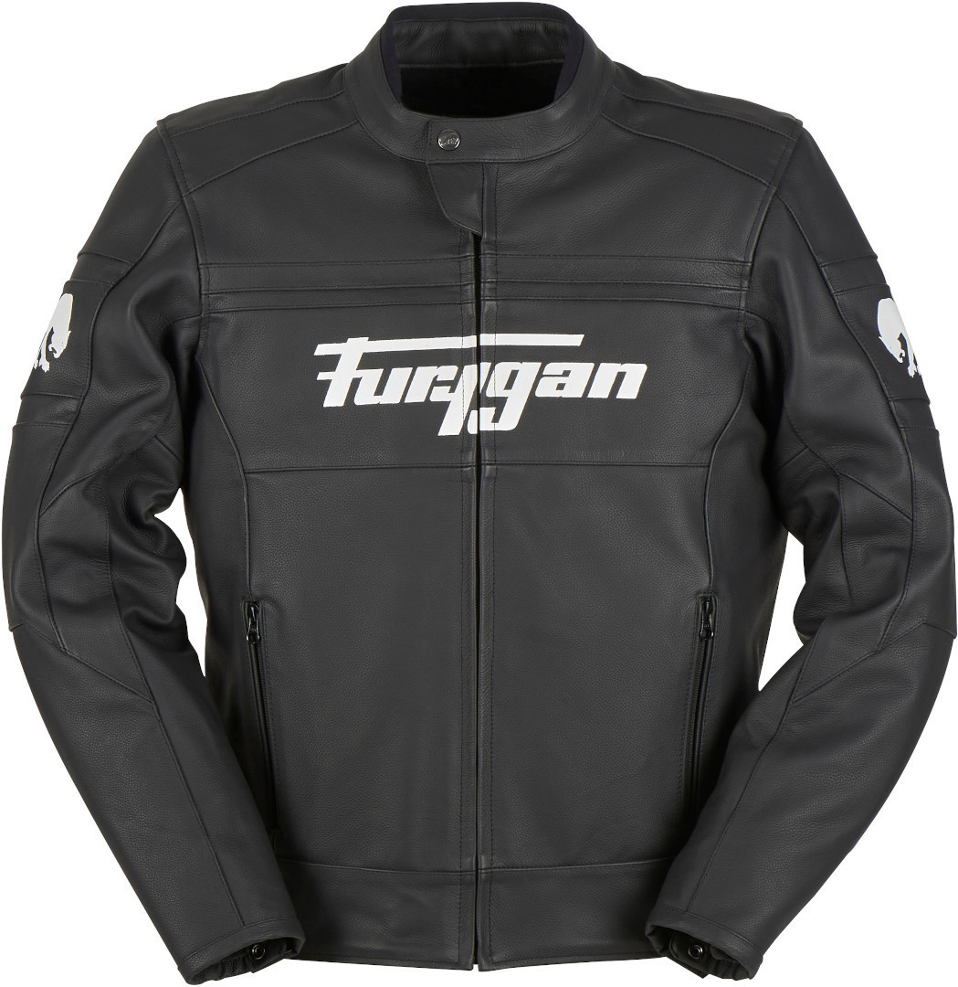 Furygan Houston V3 Motorcycle Leather Jacket, black, Size S, black, Size S