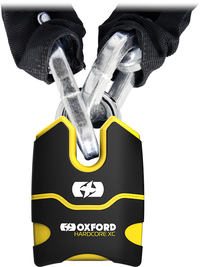 Oxford Hardcore XC13 Chain Padlock, black, Size 200 cm for Men