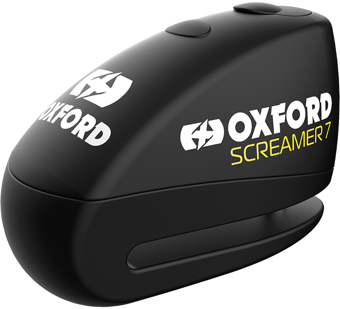 Oxford Screamer 7 Alarm Disc Lock, black, black, Size One Size