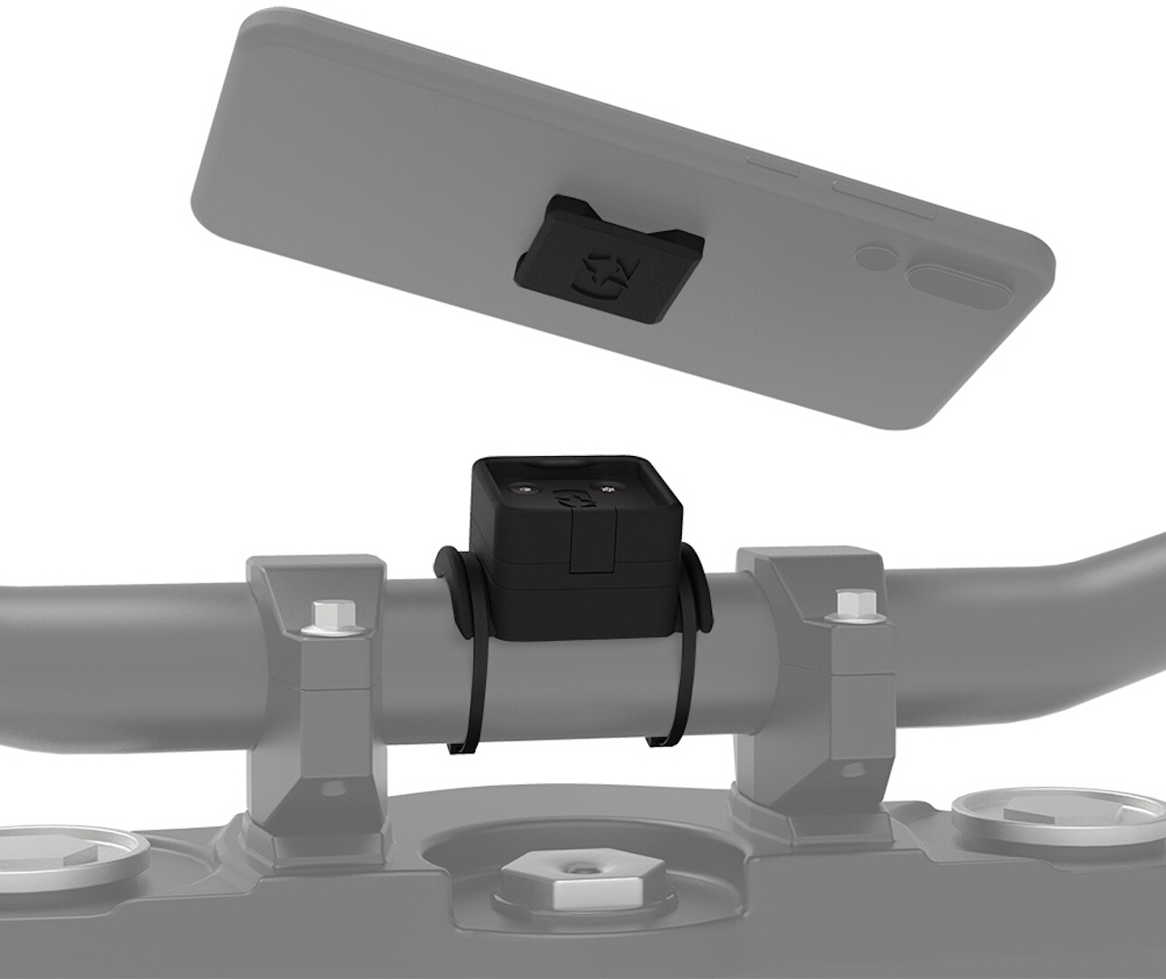 Oxford CLIQR Cable Tie Device Mount, black, black, Size One Size