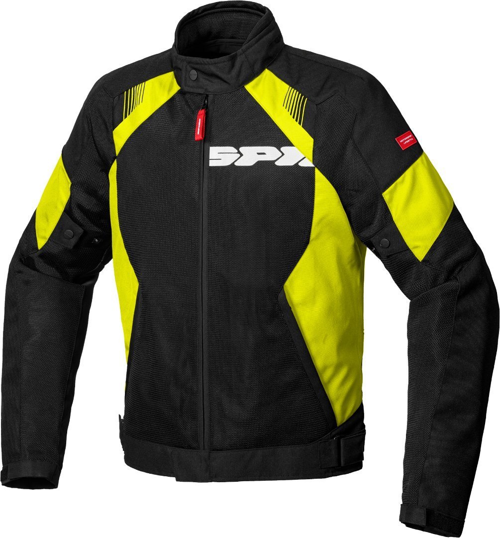 Spidi Flash Evo Net WindOut Motorcycle Textile Jacket, black-yellow, Size L, black-yellow, Size L