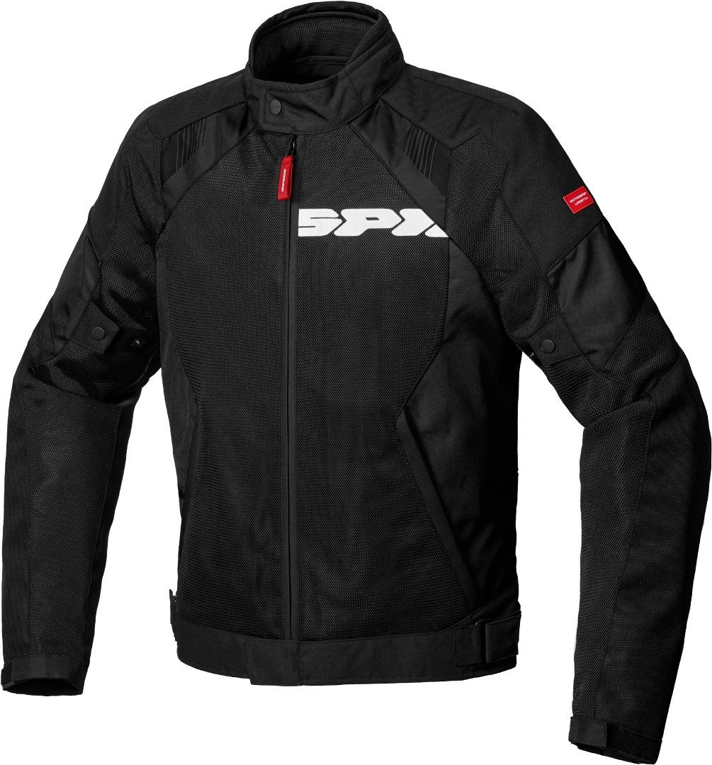 Spidi Flash Evo Net WindOut Motorcycle Textile Jacket, black, Size XL, black, Size XL
