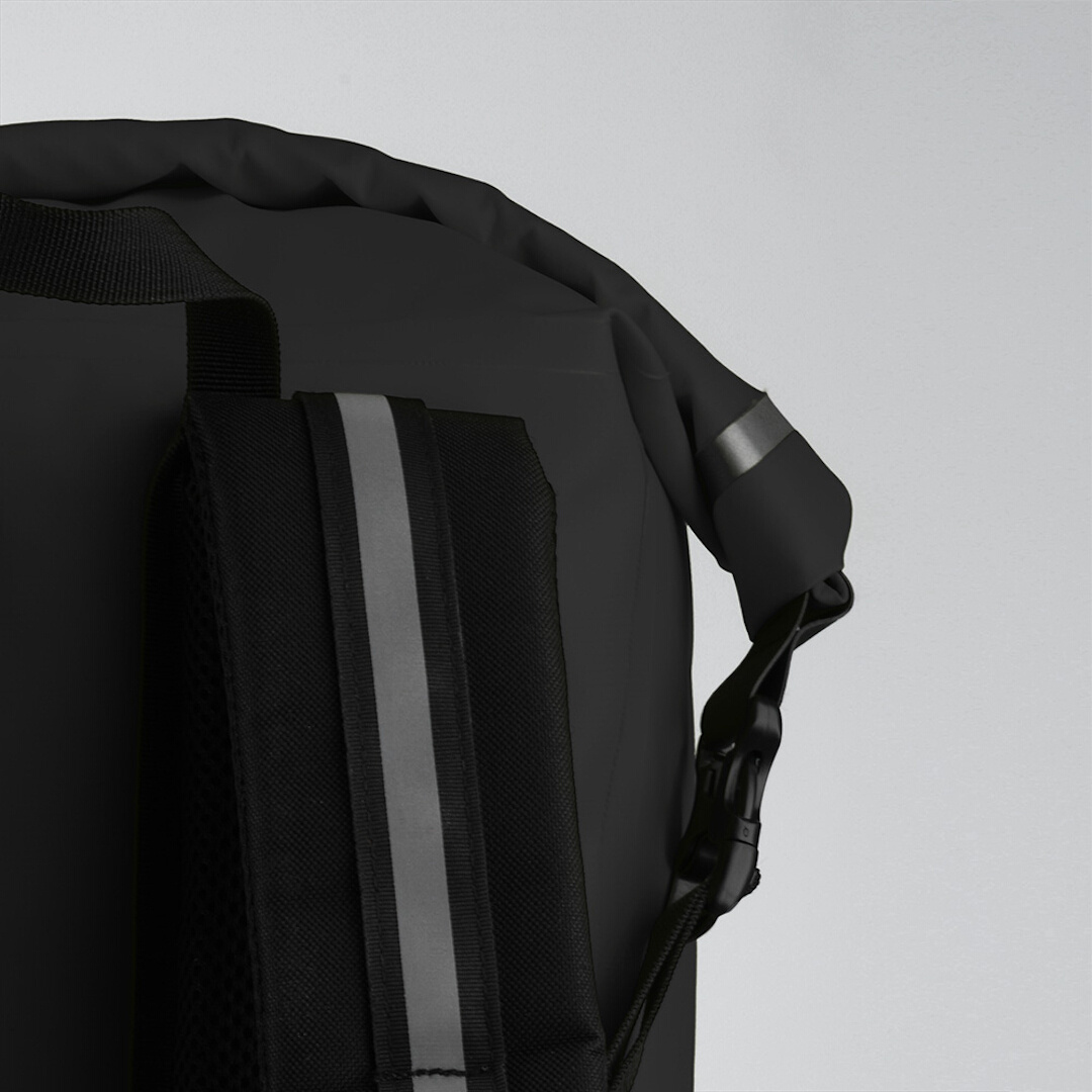 Side view of Oxford Aqua V12 Backpack, black for Men