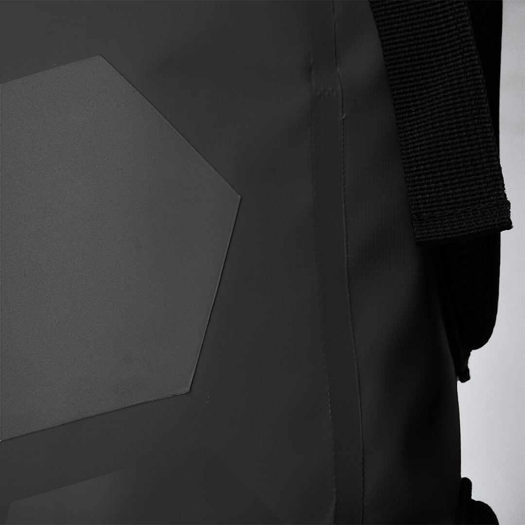 Side view of Oxford Aqua V12 Backpack, black for Men