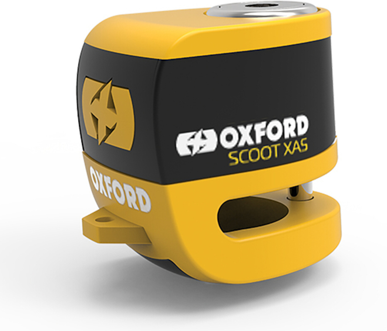 Oxford Micro XA5 Disc Lock, yellow, yellow, Size One Size