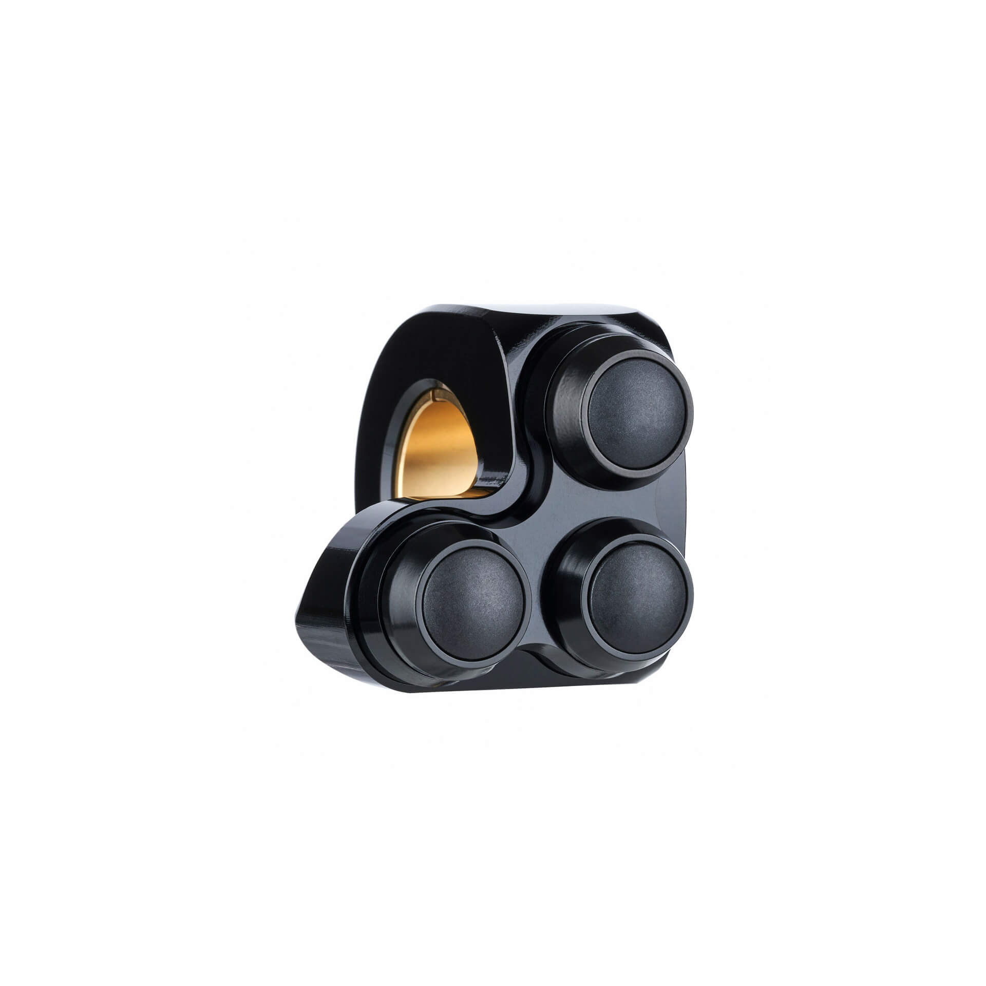 motogadget mo.switch montage bouton de pression de base, 3 boutons push, noir