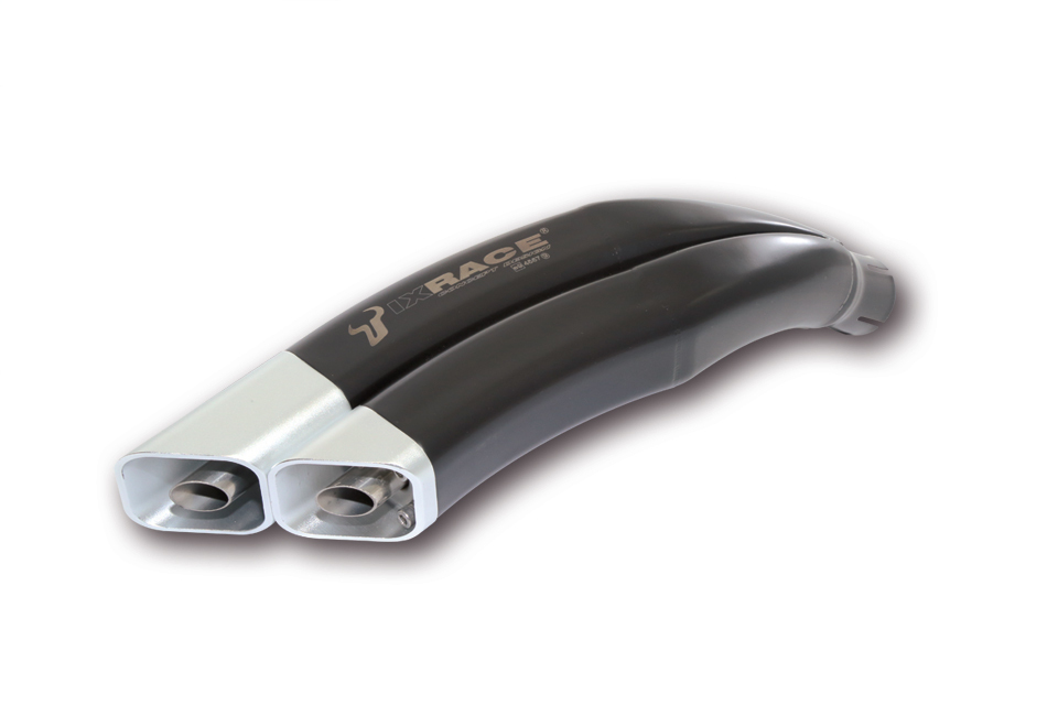 IXRACE Rostfri dämpare (Z7) svart, MSX 125