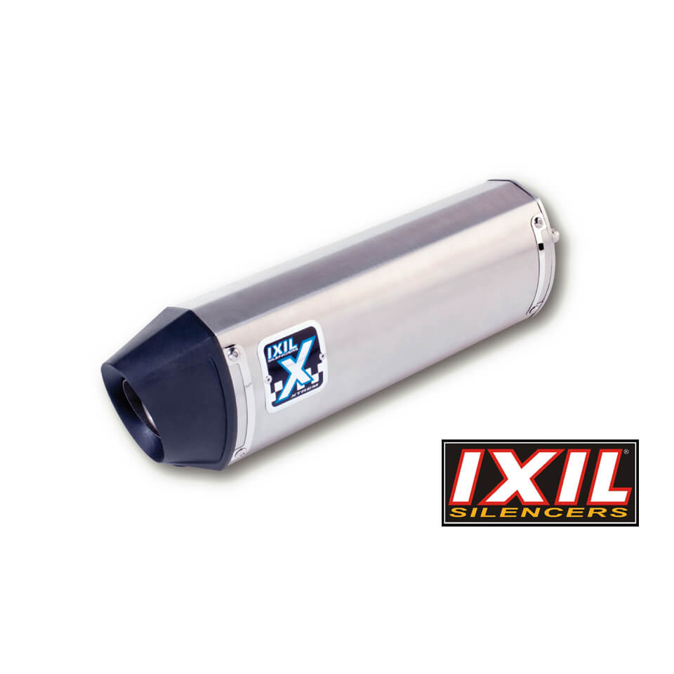 IXIL Rear silencer HEXOVAL XTREM Evolution, ER-5 (ER 500 A) Twister, silver, silver