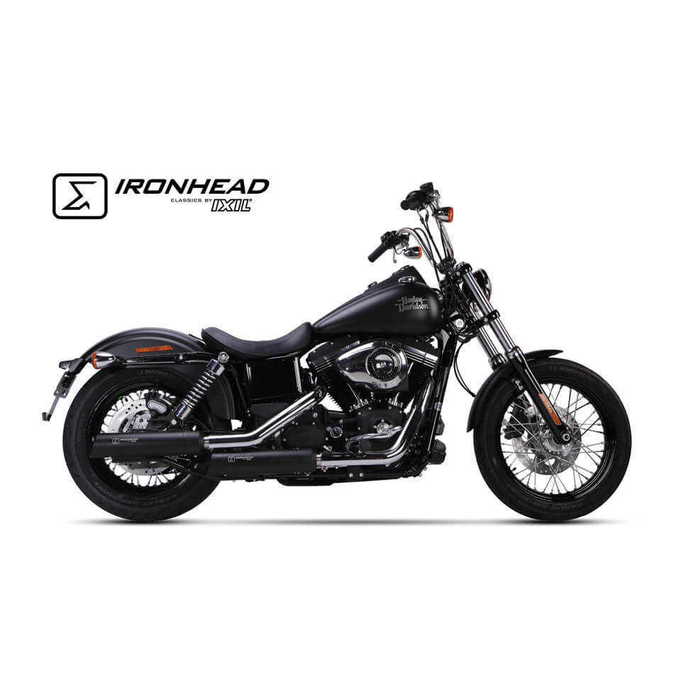 IRONHEAD Endschalldampfer HARLEY DAVIDSON Dyna Street Bob 06 16